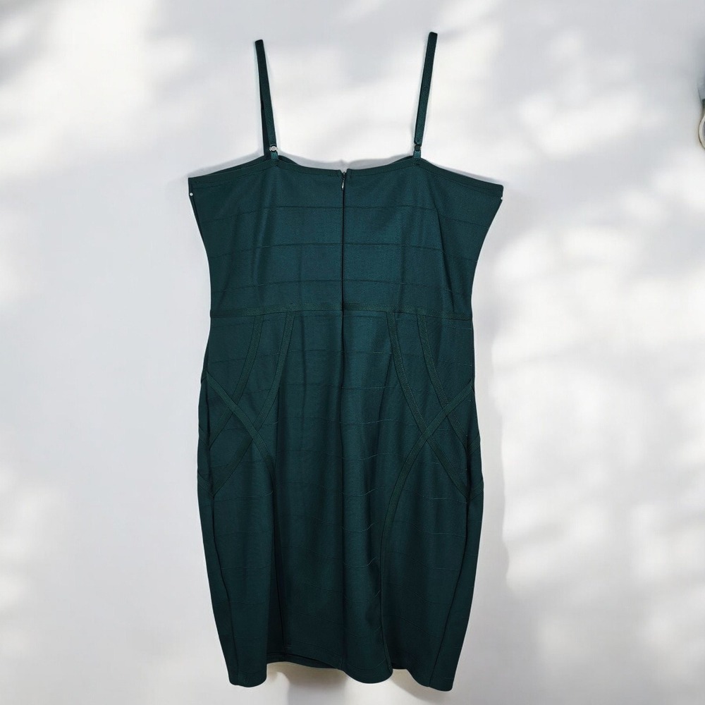 Haute Monde Green Bandage Dress Bodycon Party Women's‎ Size XL Style HMD13052 - Picture 2 of 11